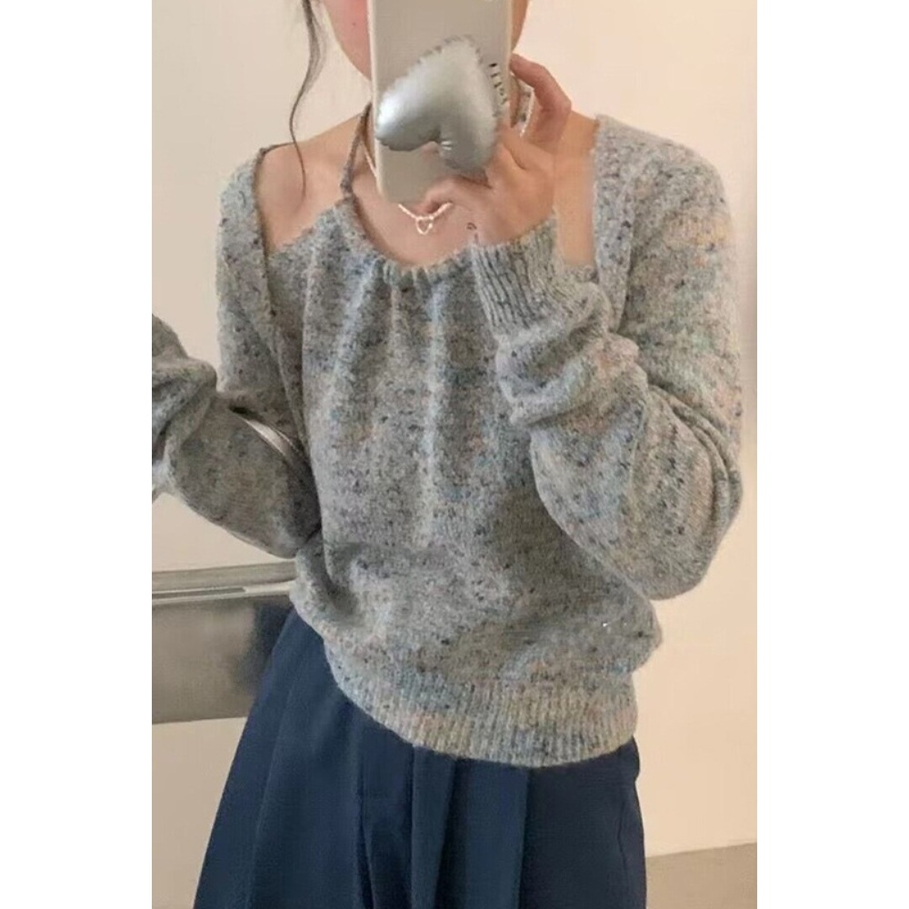 박규영 어깨 트임 니트 한해나 레이어드 스웨터 오늘도사랑스럽개 8회 옷 패션 정보 03 이미지 3