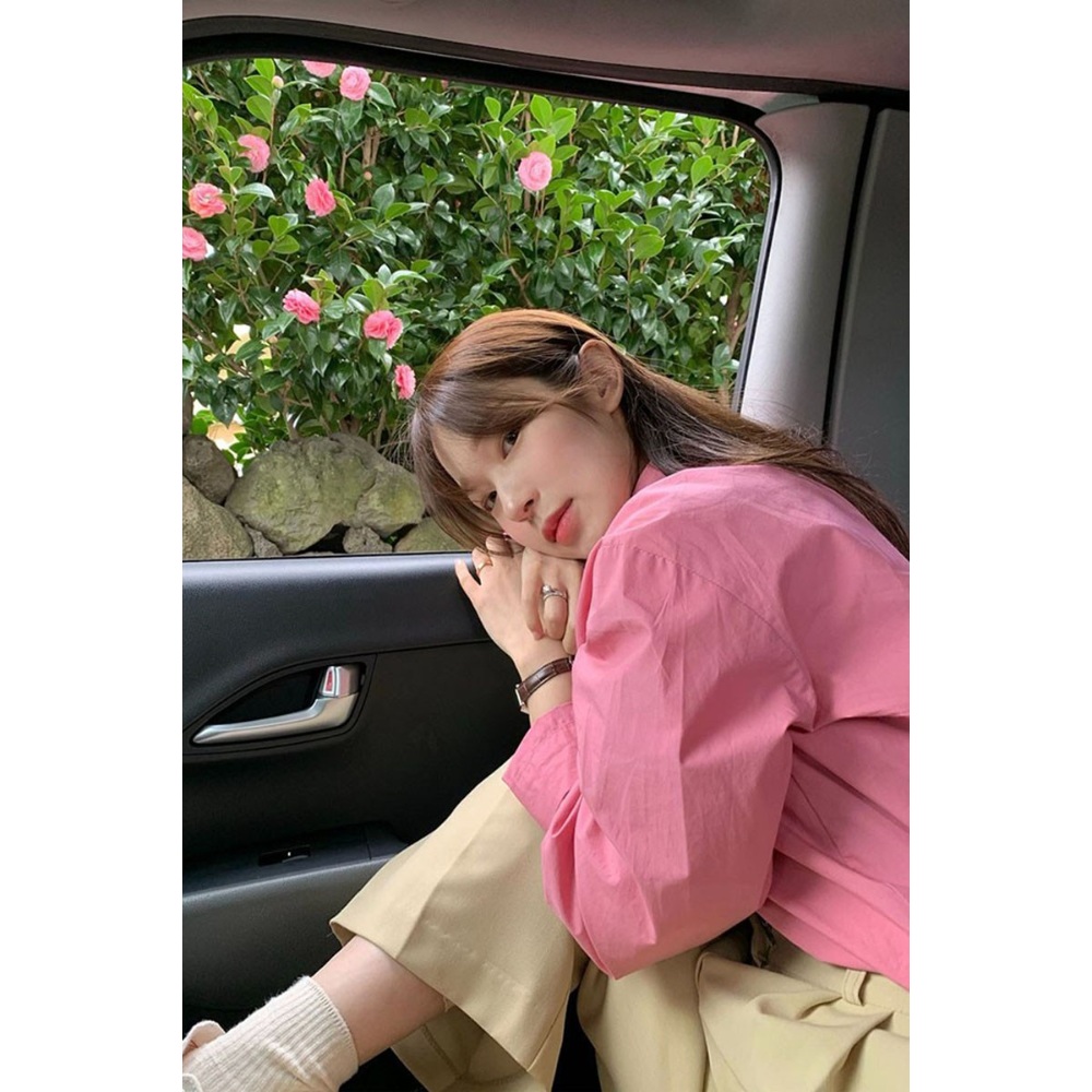 예능 싱어게인3 이해리 핑크색 셔츠 옷 패션 블라우스 남방 착장 정보 01 - 상세 이미지 5