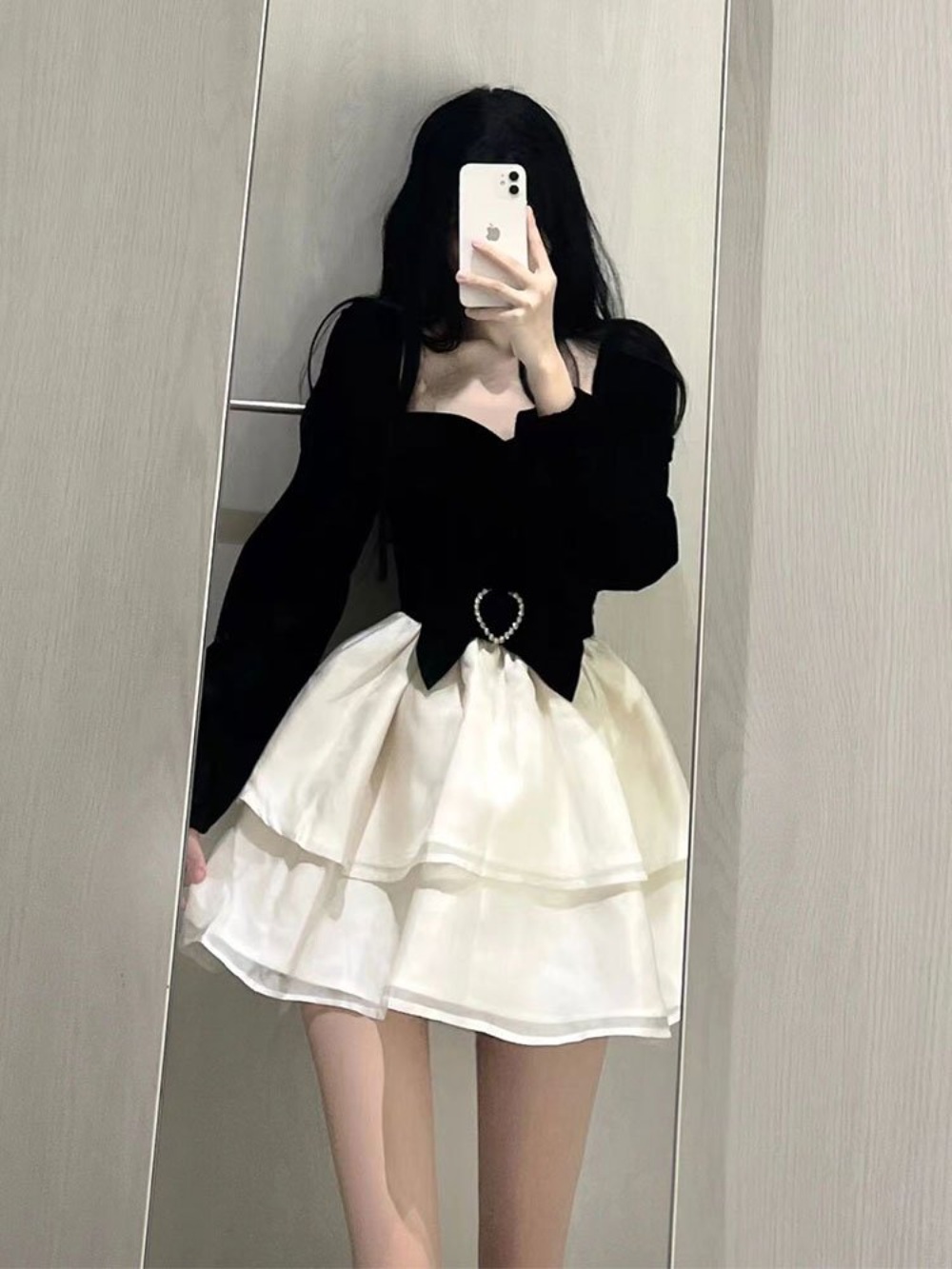 마이데몬 김유정 도도희 원피스 옷 패션 명품스타일 생일파티 프렌치 풍성 스커트 이미지 4