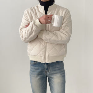 남자경량패딩 남성퀼팅점퍼 오버핏 깔깔이 남자블루종패딩 착용 후기 | 사이즈/핏 총정리 - 상품 이미지 2