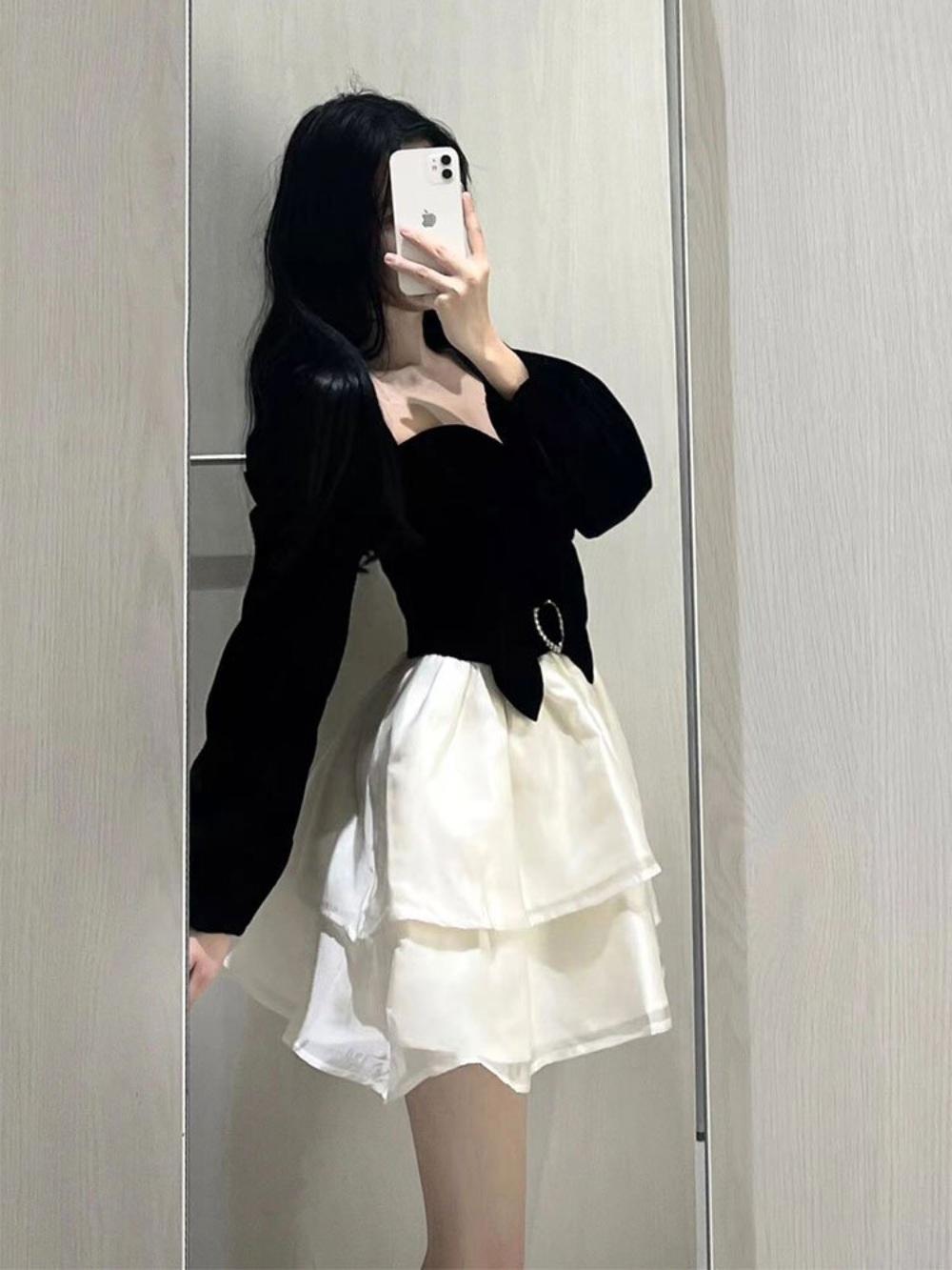 마이데몬 김유정 도도희 원피스 옷 패션 명품스타일 생일파티 프렌치 풍성 스커트 이미지 3