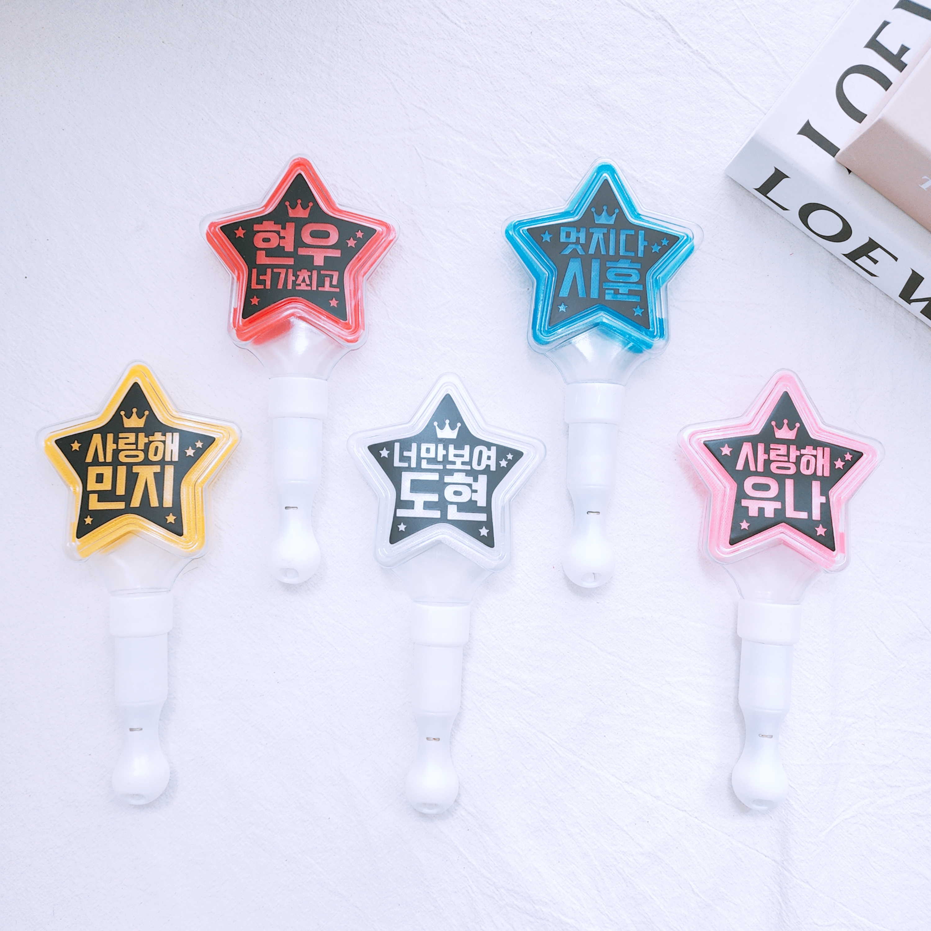 led 야광 응원봉 양면 사진 얼굴 재롱잔치 운동회 학예회 발표회 음악회 응원 피켓 제작 - 상세 이미지 2
