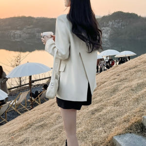 드라마 사랑한다고 말해줘 신현빈 자켓 정모은 오버핏 블레이저 싱어게인3 ... 착용 후기 | 사이즈/핏 총정리 - 상품 이미지 2