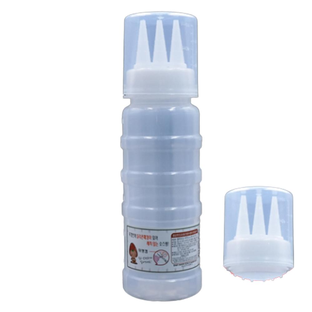3구 핫도그 케찹디스펜서 여러구멍 샌드위치 드레싱병 뿌리는 마요네즈통 300ml