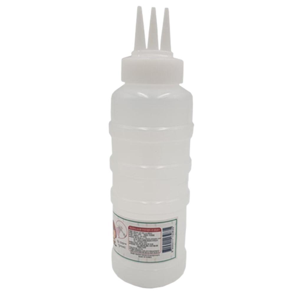 핫도그 소스통 3구 잘라쓰는 소스병 반투명 분식집 머스터드 케첩 뿌리는 700ml 특대형