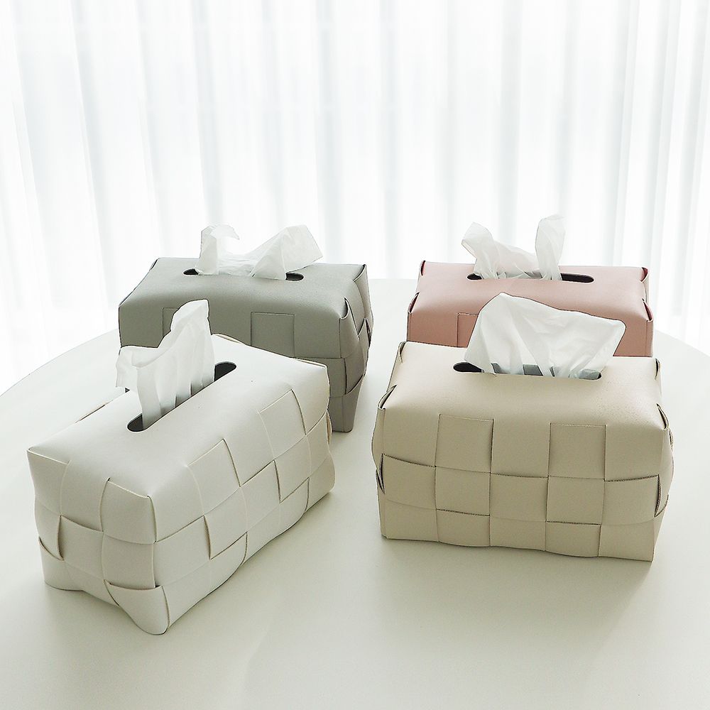 유얼홈 퀼트 각티슈케이스 휴지케이스 가죽 화장지 커버