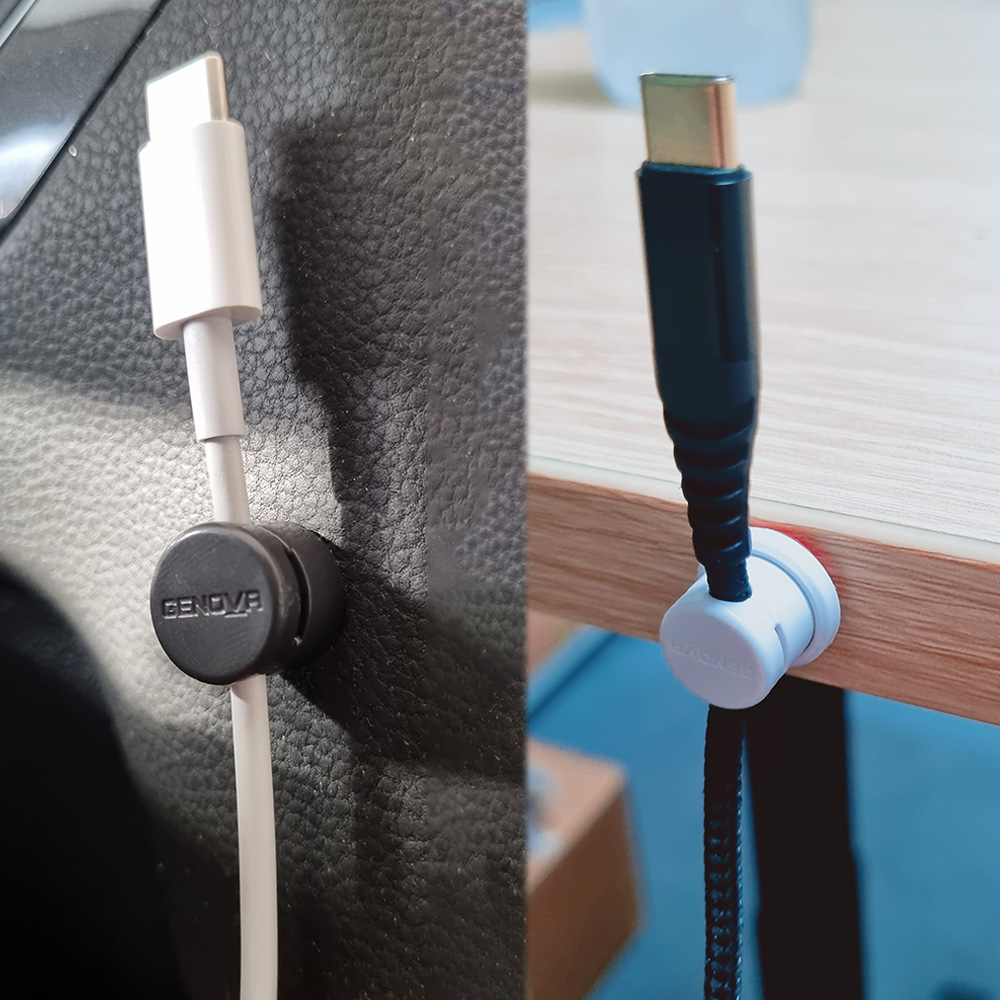 마그네틱 자석 케이블 홀더 전선정리 책상 usb 케이블 줄 충전선 충전기 정리 1세트