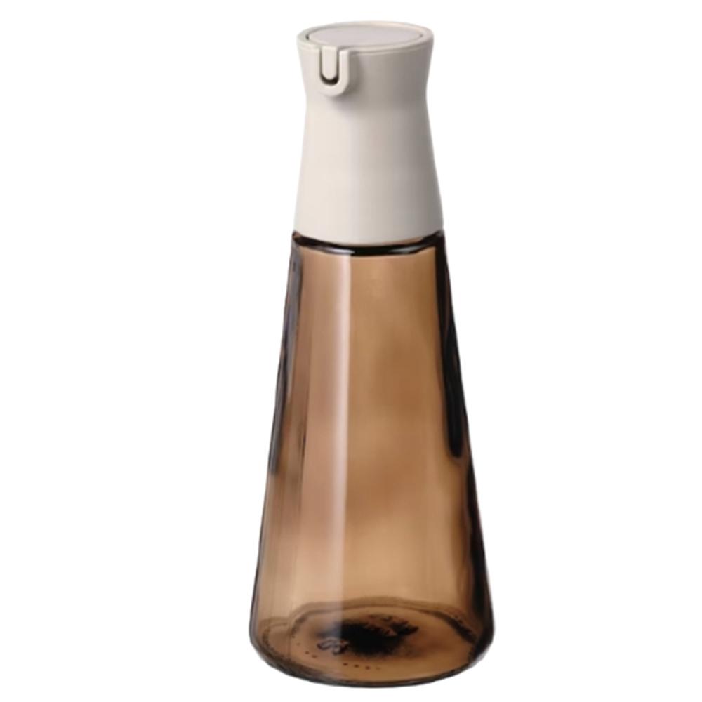 브라운 유리 오일병 드레싱병 스파우트 원터치캡 300ml
