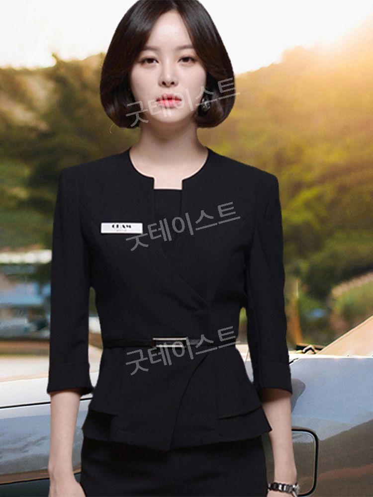 7부병원유니폼 병원 데스크 원무과 호텔 프론트 실장 코디네이터 성형외과 피부과 에스테틱