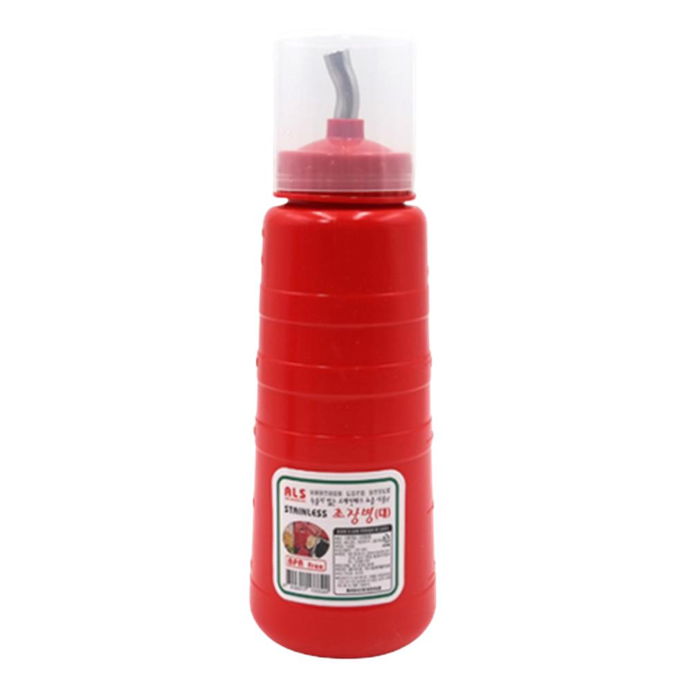 소스보틀 디스펜서 스테인레스 노즐 눈금 530ml