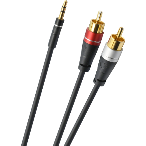 Oehlbach 오엘바흐 AUDIO JACK RCA LINK 3.5mm to 2RCA 스테레오 케이블 1M, 2M (D1C33190, D1C33191) 이미지 3