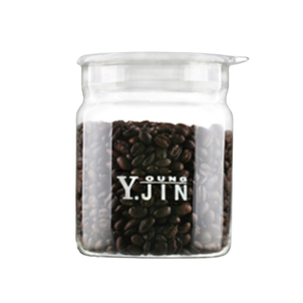 국산 유리밀폐통 실리콘용기 원두보관 400ml