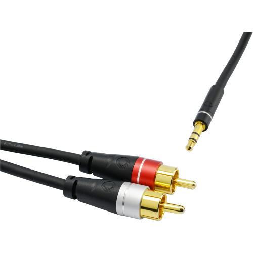 Oehlbach 오엘바흐 AUDIO JACK RCA LINK 3.5mm to 2RCA 스테레오 케이블 1M, 2M (D1C33190, D1C33191) 이미지 4