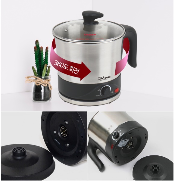 라면 끓이는 기계 휴대용 여행용 라면 포트 1.5리터