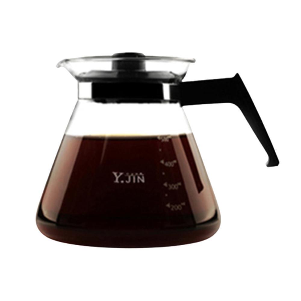 눈금형 유리서버 드립포트 내열유리 직화가열 500ml