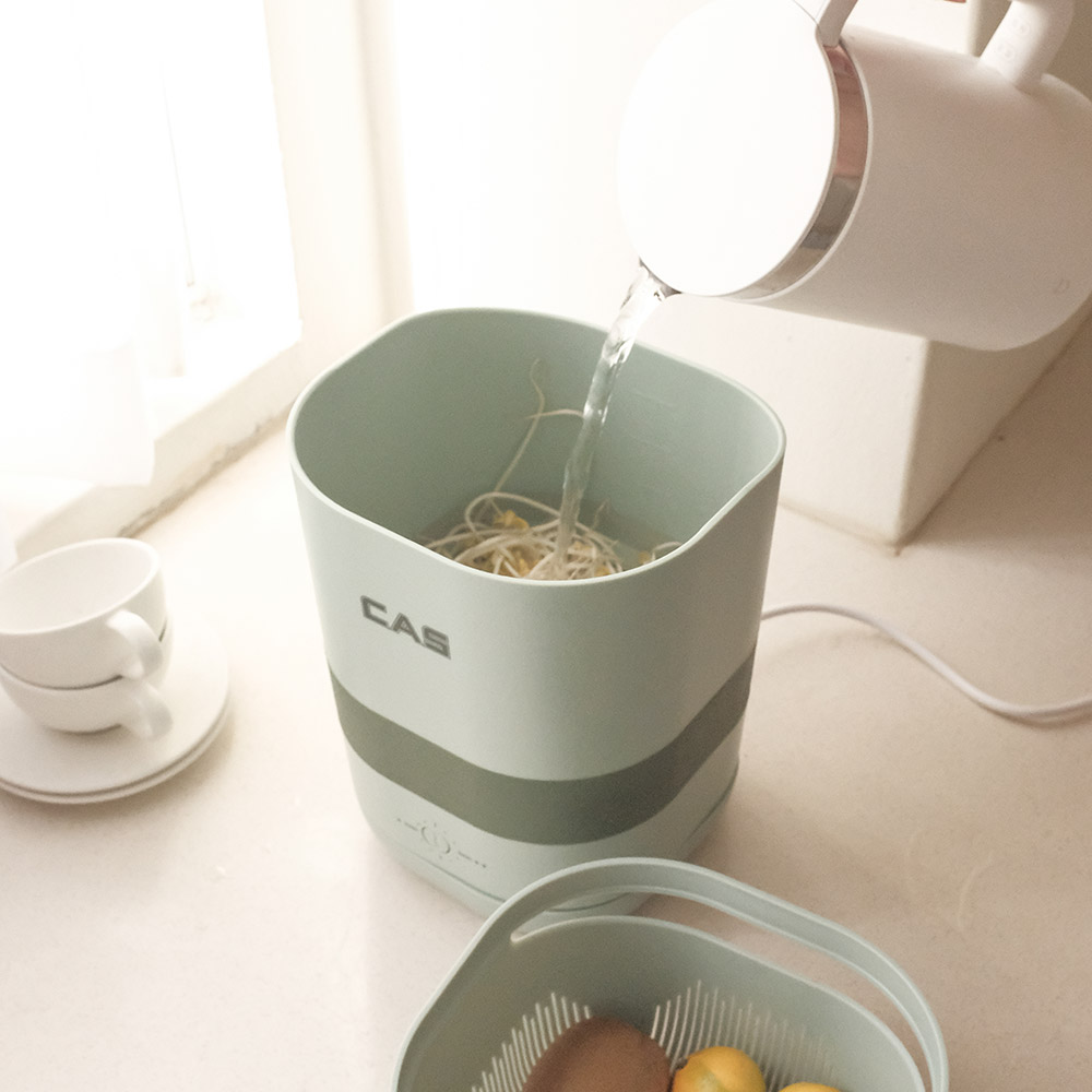 국내유일특허 카스 센스척 다용도 초음파 세척기 5L대용량 안경 귀금속까지+촘촘바스켓2개 이미지 3