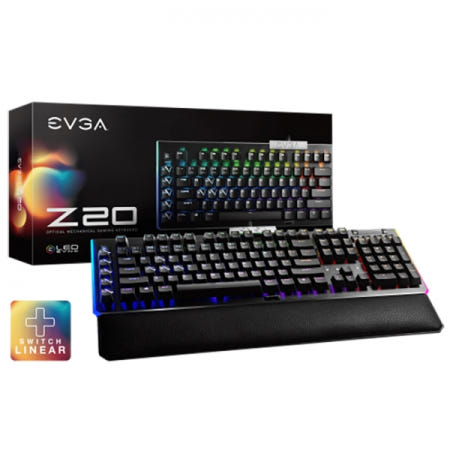 EVGA EVGA Z20 RGB 광축 게이밍 키보드 한글 (리니어)