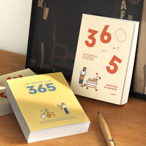 인디고 행복 질문 일기 365 Q&A 자문자답 만년형 데일리 다이어리 크... 실사용 후기 | 효과 있을까? - 상품 이미지 4