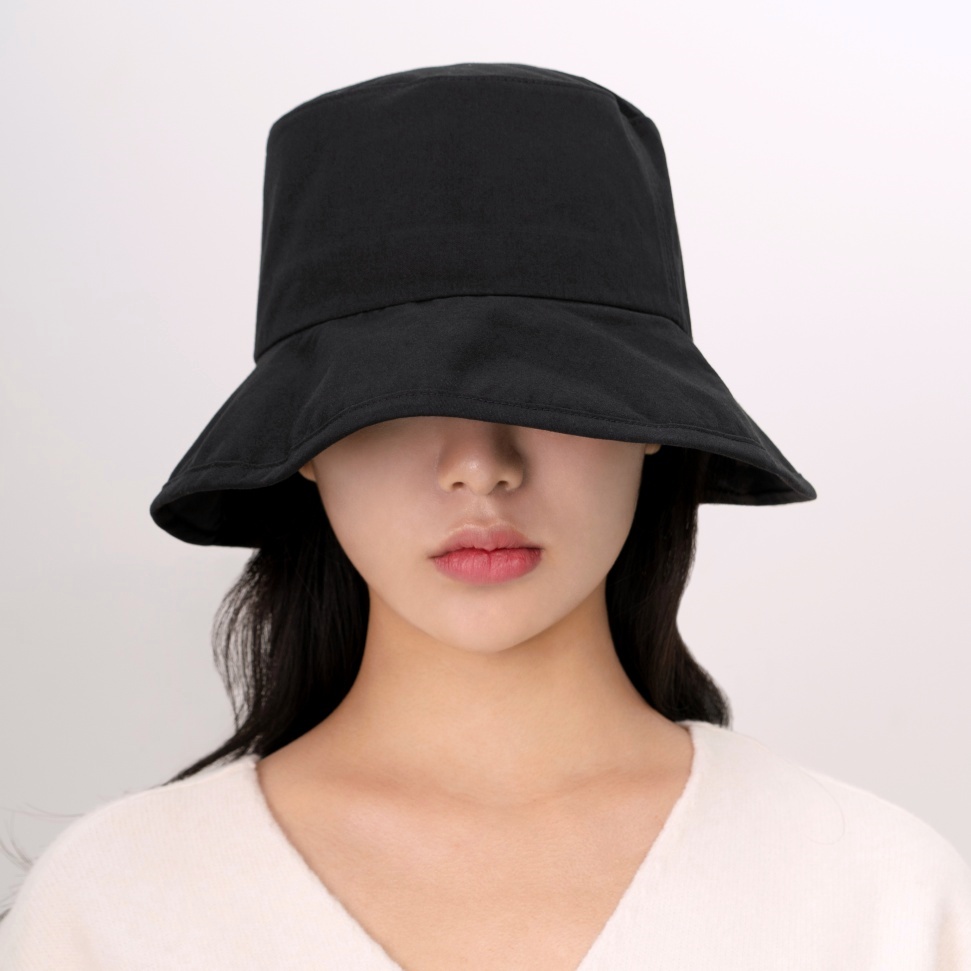 여성 벙거지모자 챙넓은모자 봄 여름 산책 명품 모자 베이직 오버핏 대두 버킷햇
