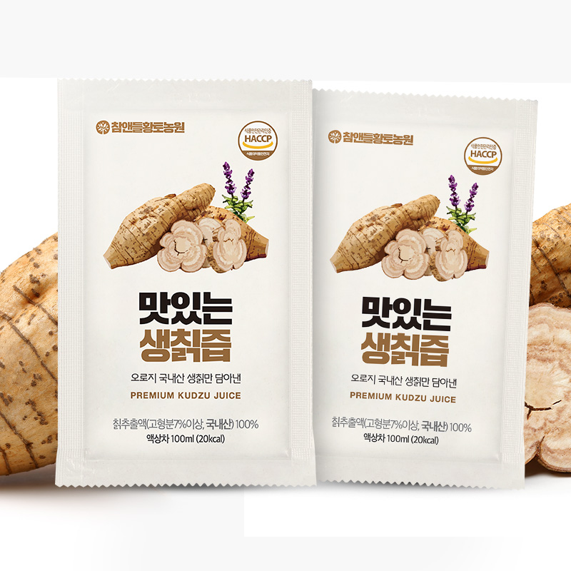 [3+1] 참앤들황토농원 맛있는 칡즙 100ml 30포, 3개 - 상세 이미지 3