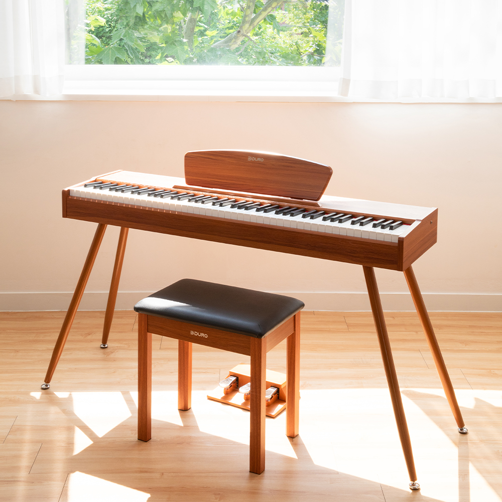 듀로 우드스타일 V5 전자 디지털피아노 키보드 해머건반 88건반 - 상세 이미지 2