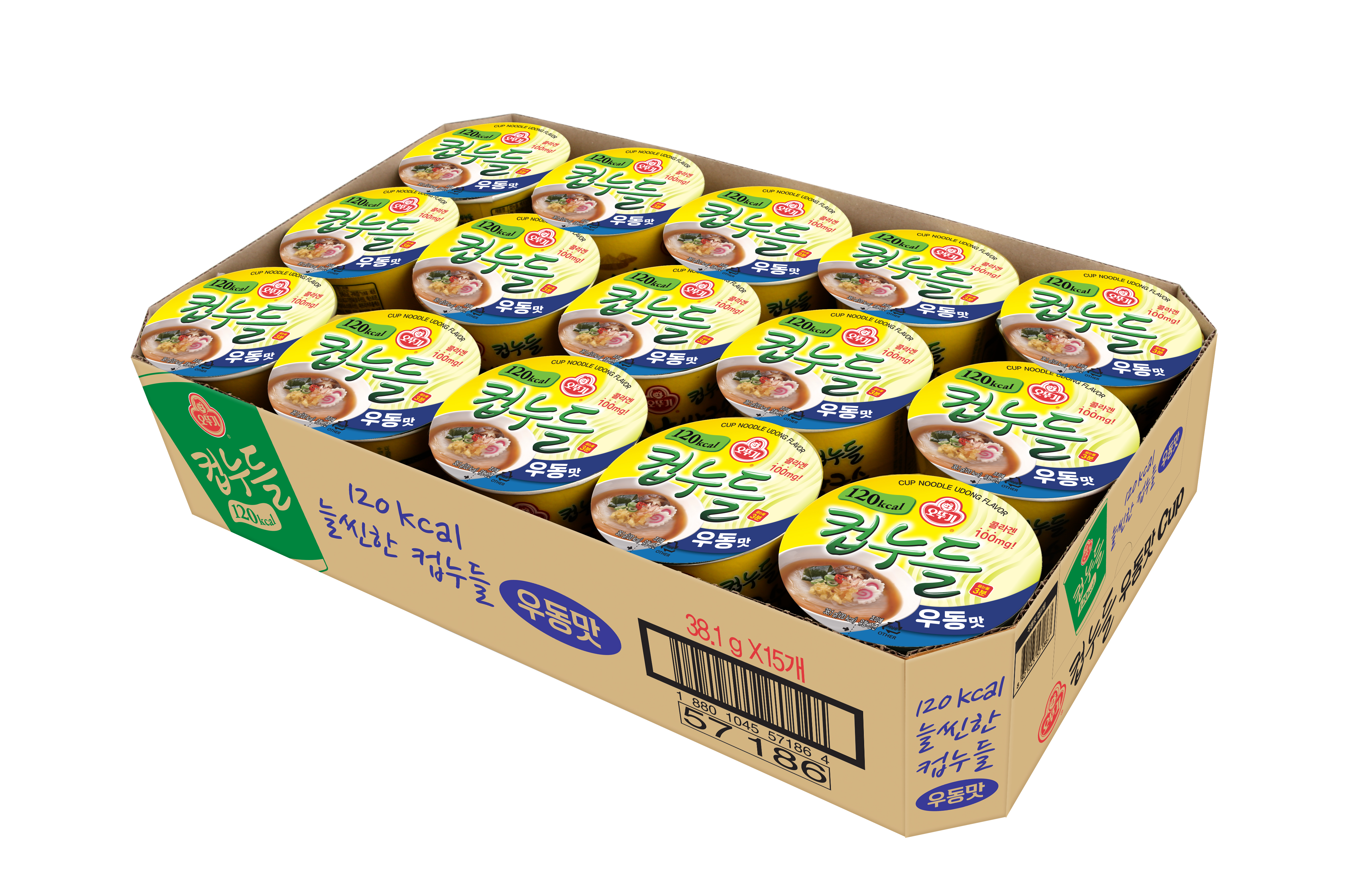 오뚜기 컵누들 우동맛 38.1g, 15개 - 상세 이미지 2