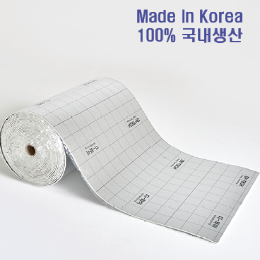 국산 열반사 은박 단열재 은박발포지 5M 단면 양면 접착식 냉기차단 동파방지 단열시트 - 상세 이미지 4