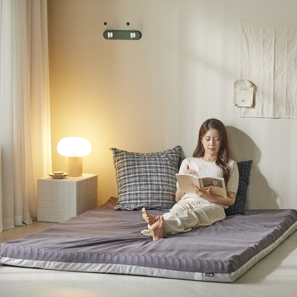 잠스쿨 떡실신 매트리스 접이식 침대 바닥 3단 수면매트 8cm MS