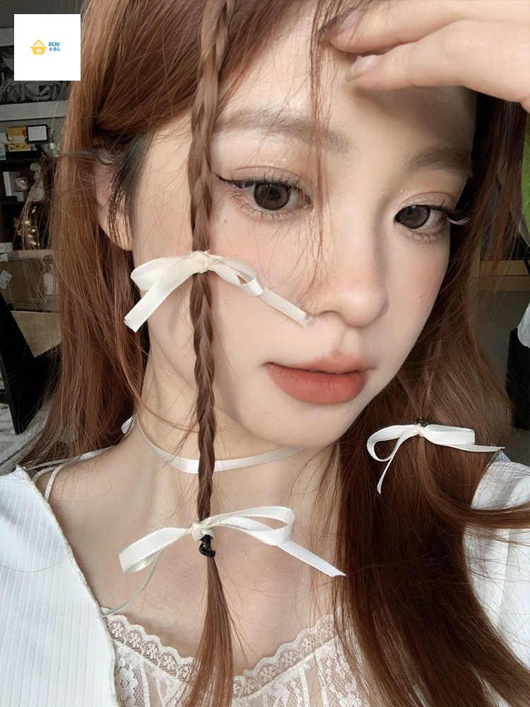 리본 장식 촬영 스튜디오 셀프 헤어 소품 변형 - 상세 이미지 3