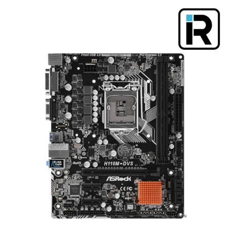 [중고]H110M-DVS R2.0 6세대 7세대 LGA 1151 소켓 애즈락 메인보드
