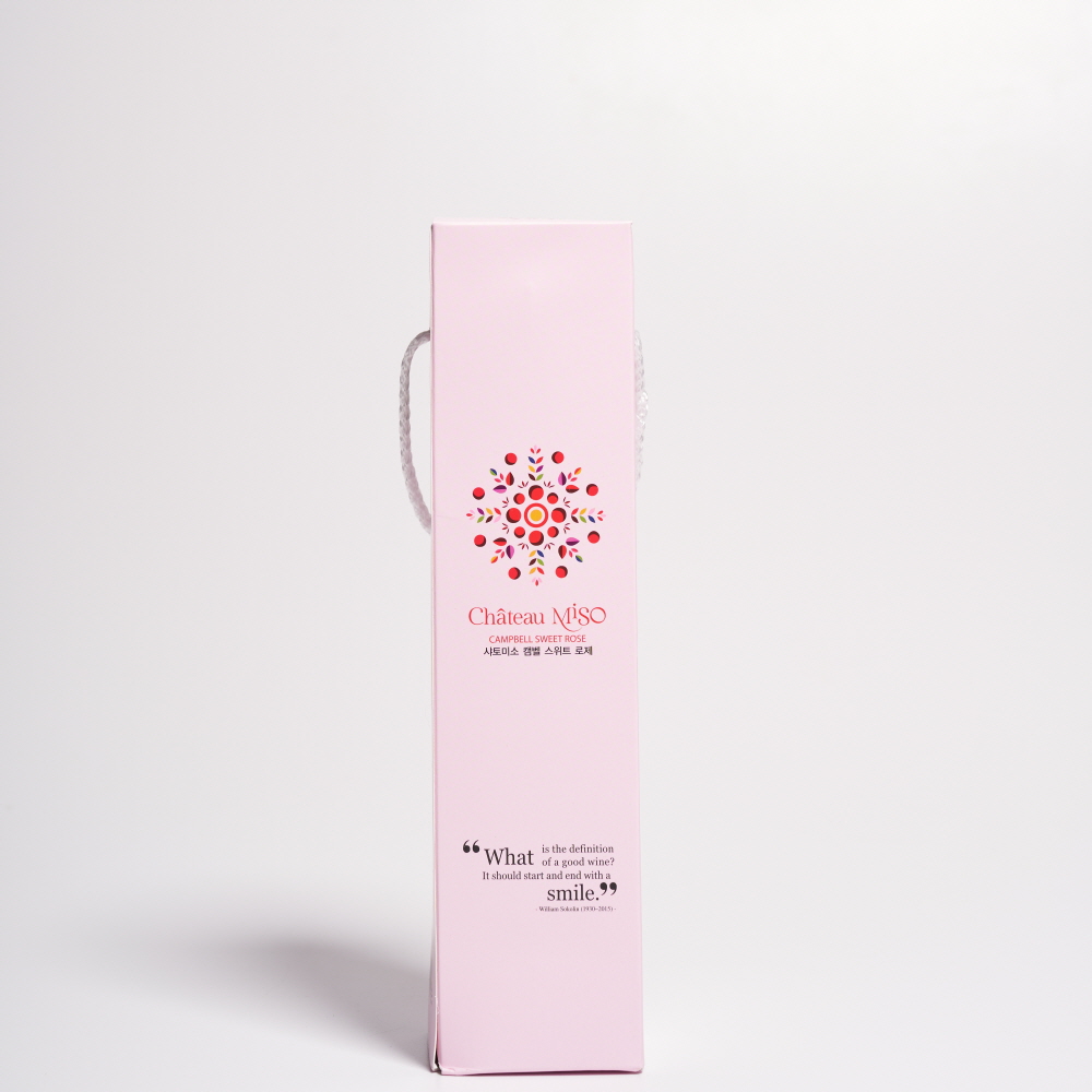 샤토미소 로제 스위트 와인 12도 750ml 도란원 캠벨 포도 (케이스 포함) - 상세 이미지 4