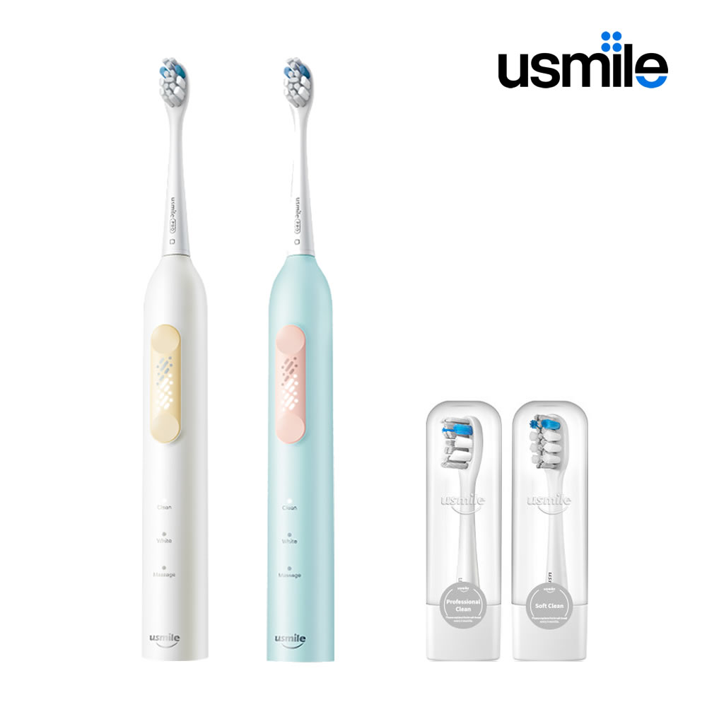 유스마일 소프트버블 음파 전동칫솔 Usmile P4 마이크로버블특허/9가... 개봉기 | 실사용 후기 - 대표 이미지