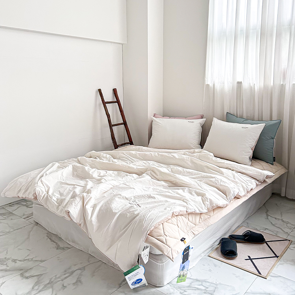 호텔침구 호주산 프리미엄 양모 100% 신혼이불 고밀도 SS Q 차렵이불