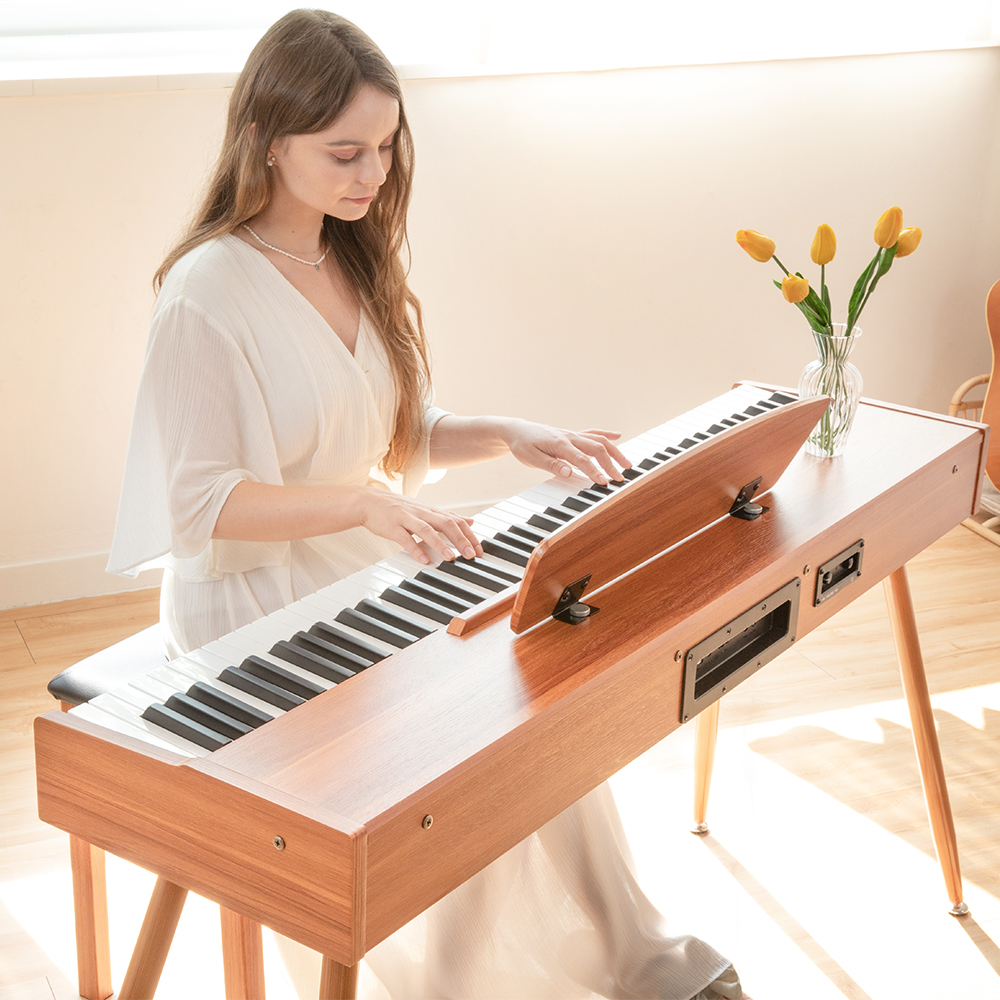 듀로 우드스타일 V5 전자 디지털피아노 키보드 해머건반 88건반 - 상세 이미지 5