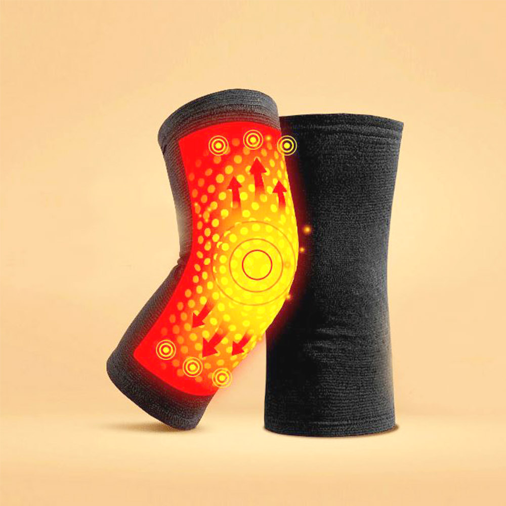 쑥뜸 방한 무릎보호대 겨울 발열 양면 레그워머 발열 토시