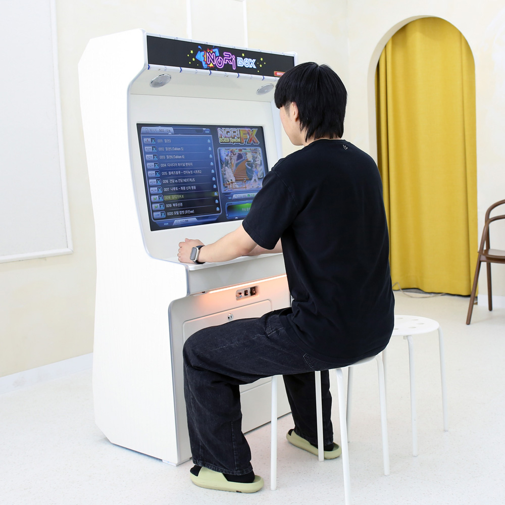 노리박스 신형FX 32+ 스탠드형 화이트 오락실게임기