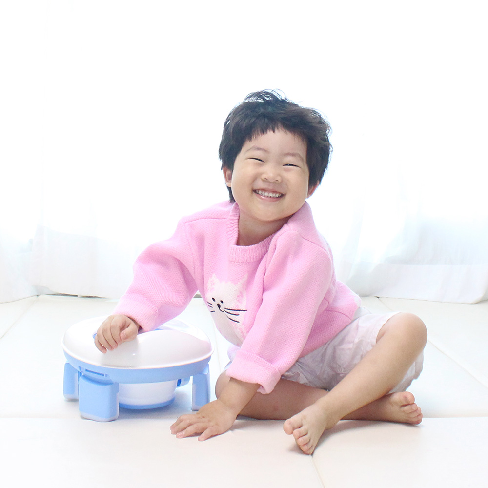 예꼬맘 3in1 휴대용 아기변기 유아 배변훈련 접이식 외출 여행 - 상세 이미지 4
