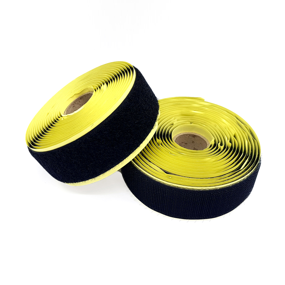 폭 3.8cm 접착용 찍찍이테이프 검정색 1미터 제품 이미지