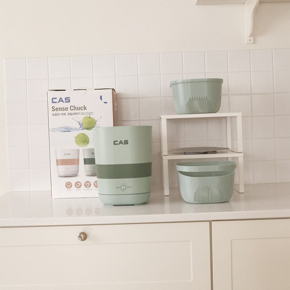 국내유일특허 카스 센스척 다용도 초음파 세척기 5L대용량 안경 귀금속까지+촘촘바스켓2개 이미지 4