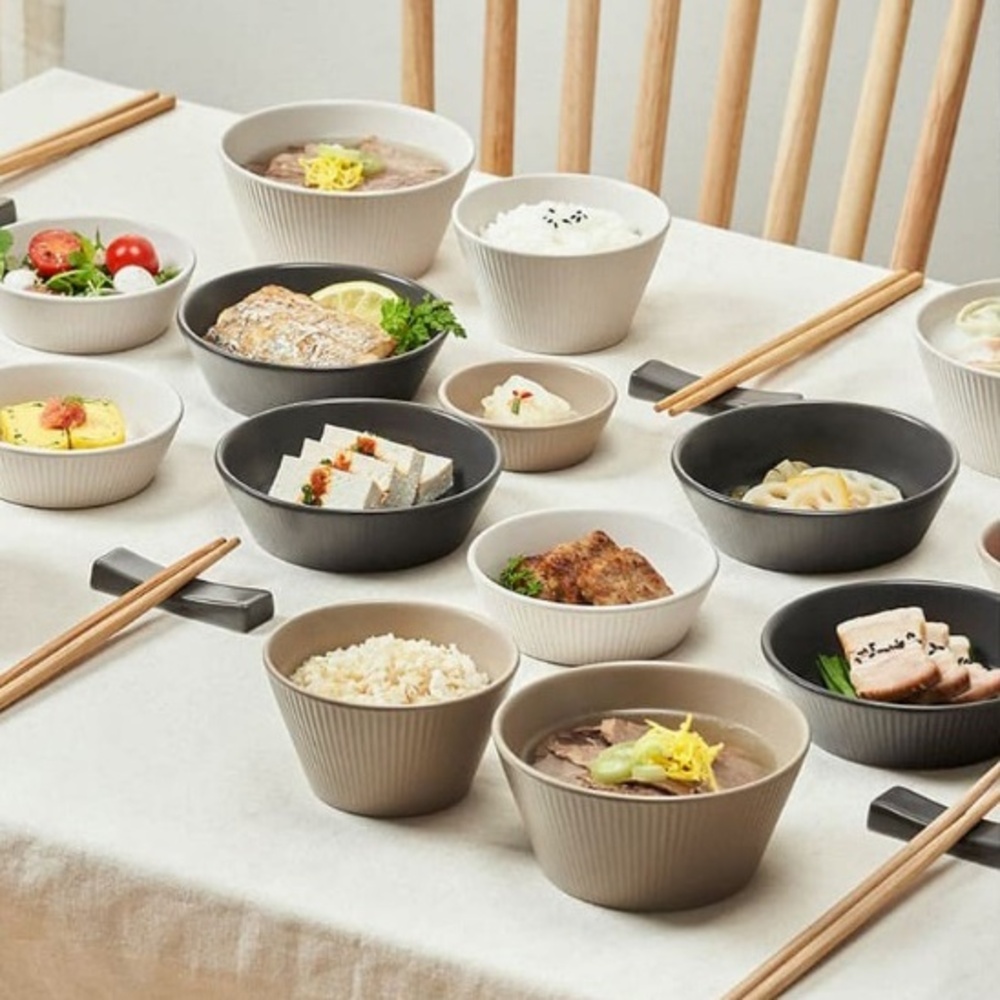 예쁜 도자기 그릇 4인 세트 신혼 식기 28p