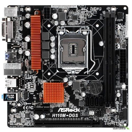 [중고]ASRock H110M-DGS 인텔 소켓1151 인텔H110 메인보드