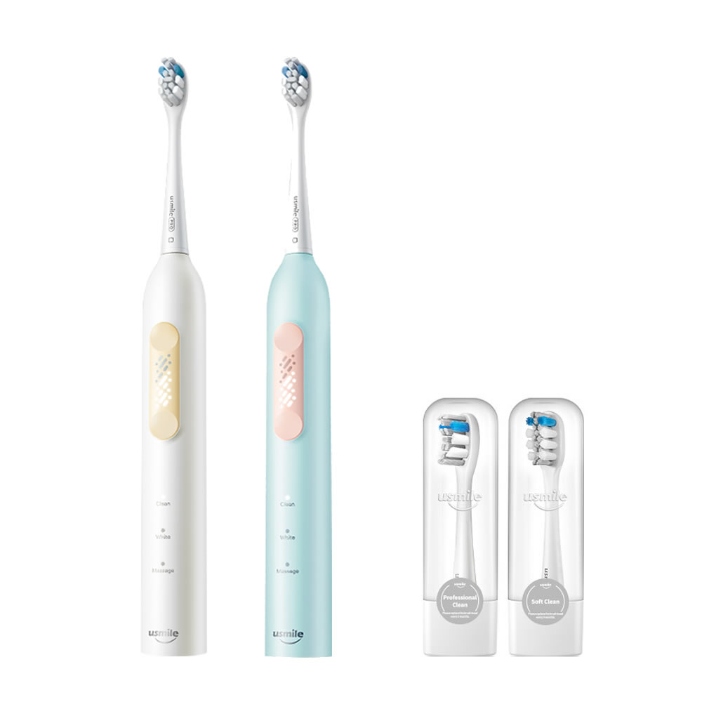 유스마일 소프트버블 음파 전동칫솔 Usmile P4 마이크로버블특허/9가지 멀티케어 이미지 2
