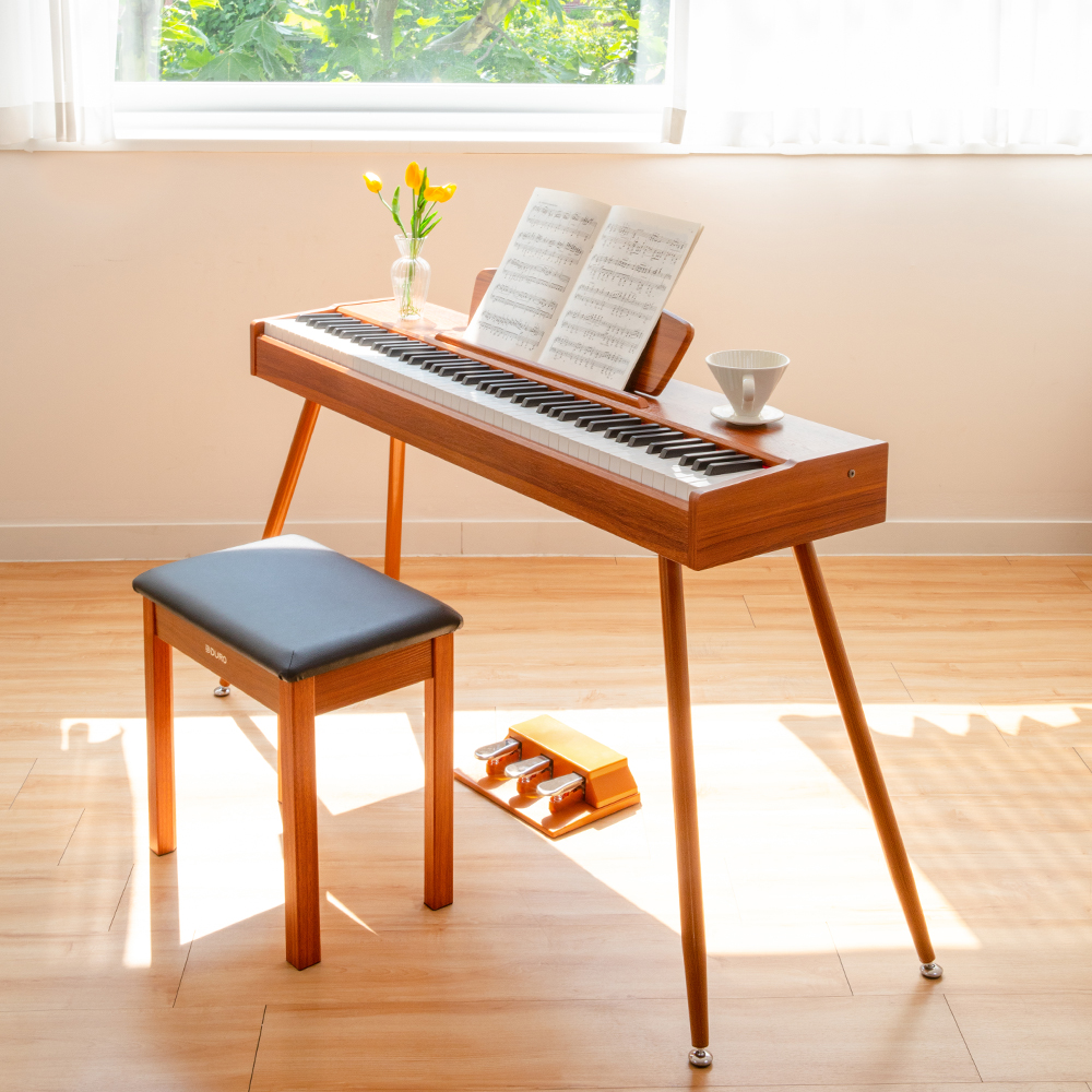 듀로 우드스타일 V5 전자 디지털피아노 키보드 해머건반 88건반 - 상세 이미지 3