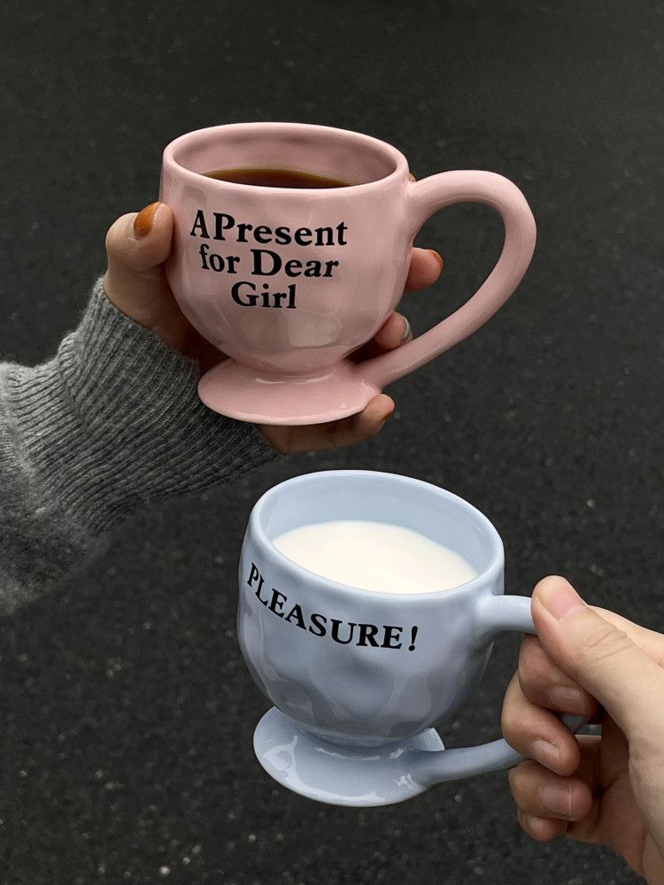 수심 French Coffee Mug(3 color) 프렌치 커피 머그 컵 감성 도자기 : 수심