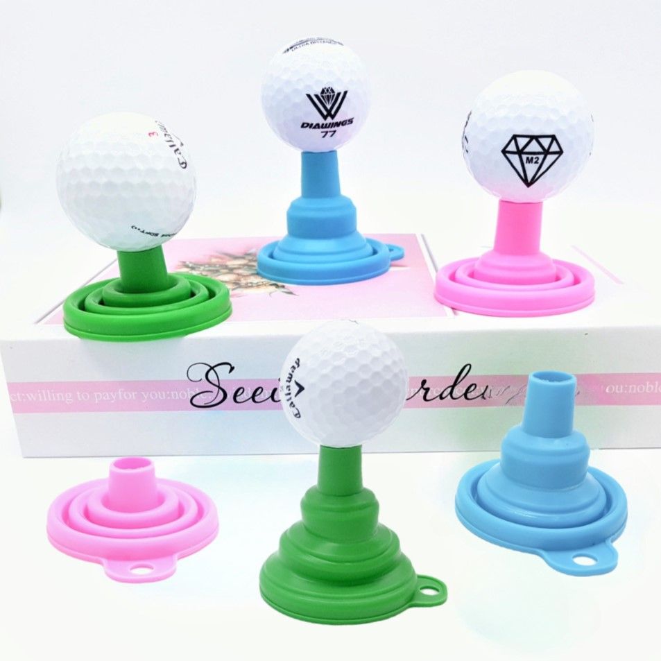 3단 겨울 골프 고무티샷 드라이버 골프티 꽂이
