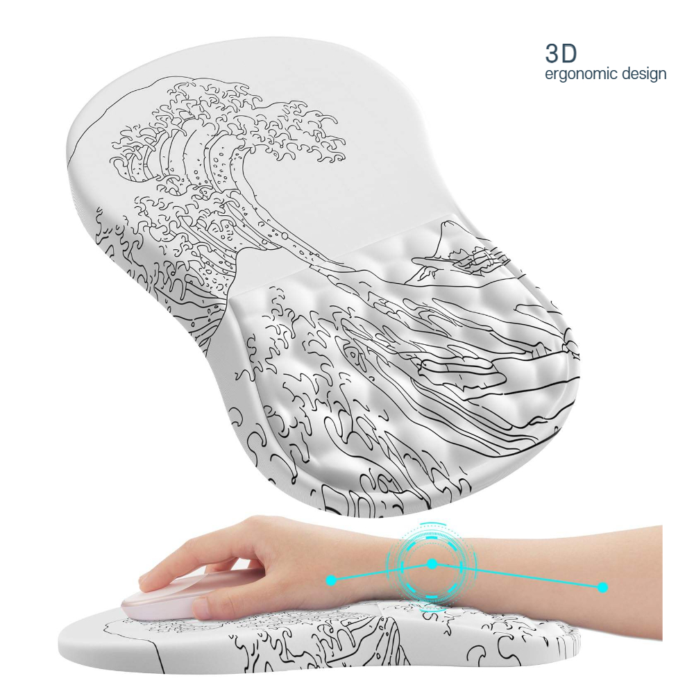 바투카 3D 메모리폼 손목 보호 마우스패드 - 상세 이미지 3
