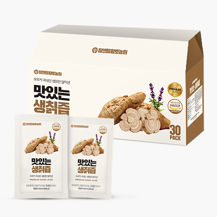 참앤들황토농원 맛있는 칡즙 100ml 30포, 1개
