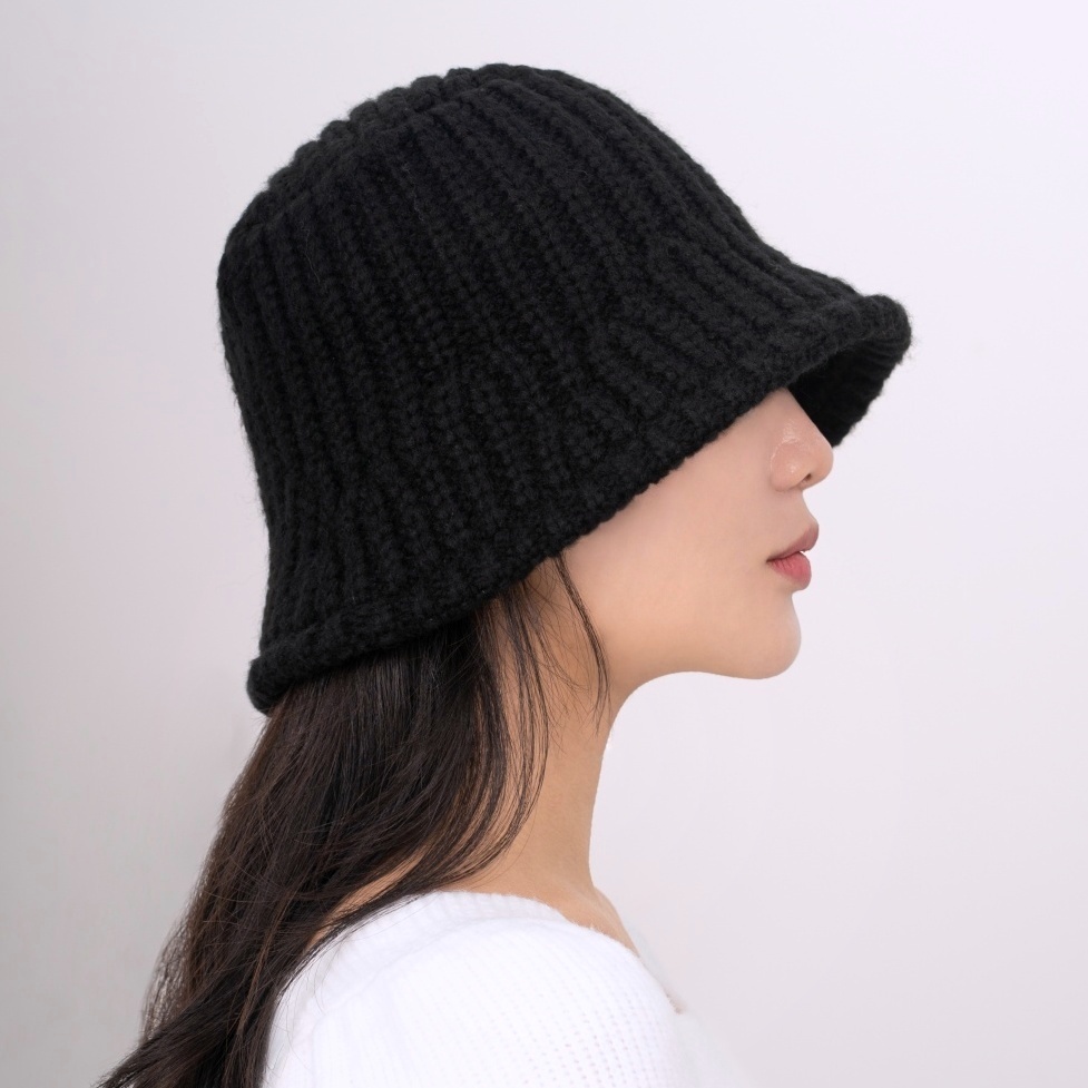 여성 니트모자 겨울모자 뜨개 동백이 산책 남자 여자 대두 벙거지 모자 버킷햇