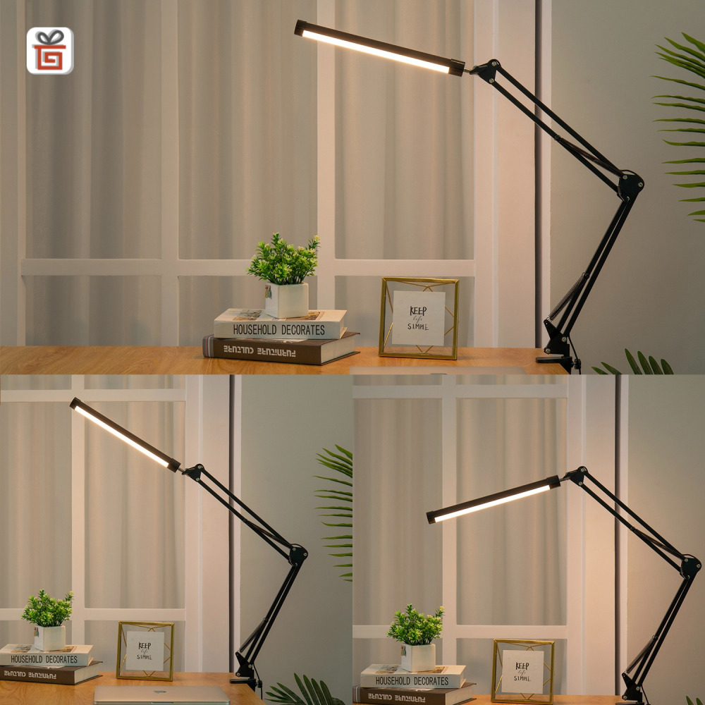 LED 스탠드 책상 공부 독서등 침대 조명 클램프형 이미지 4