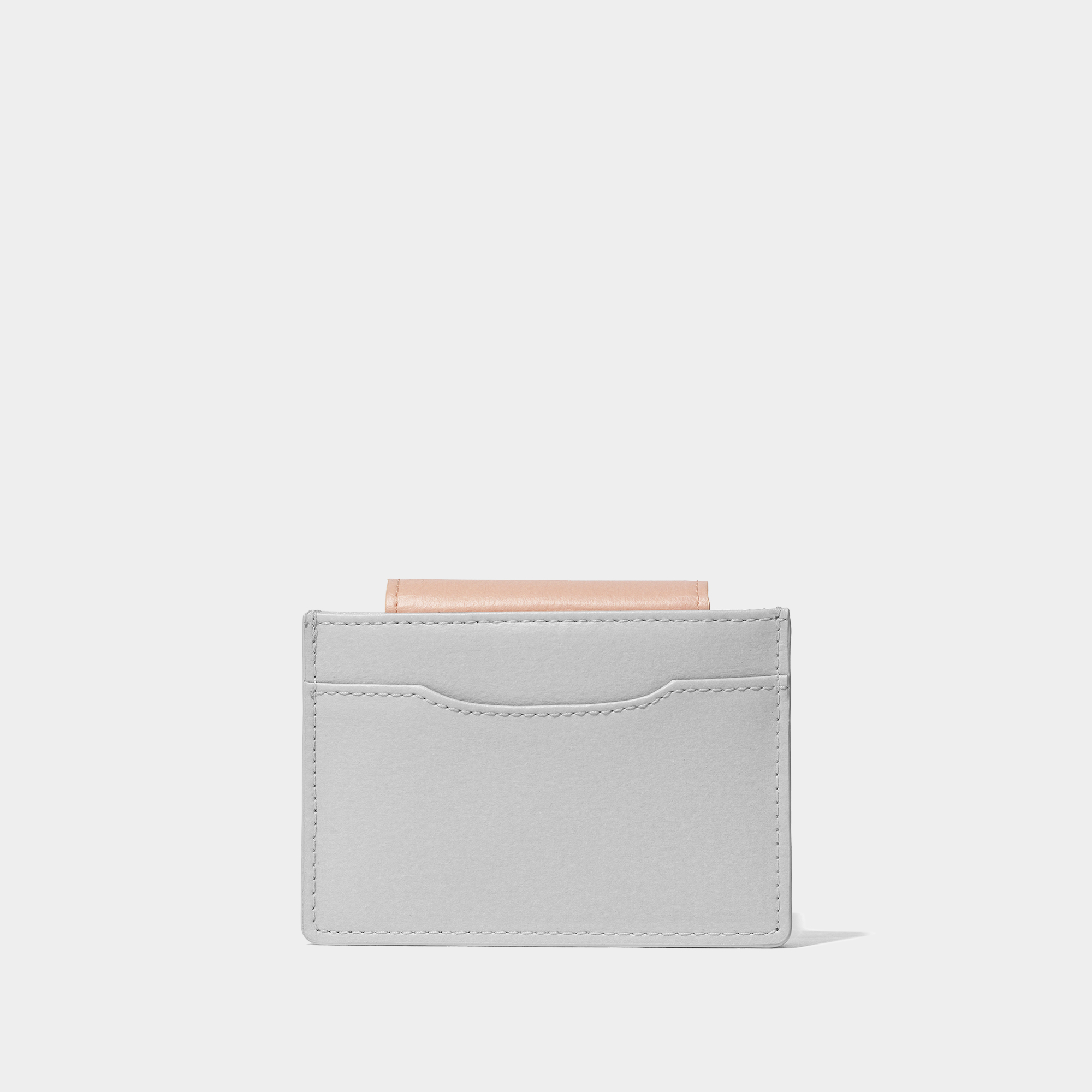 세미 플립 카드지갑/Sami Flip Card Wallet [Gray Pink] - 상세 이미지 2